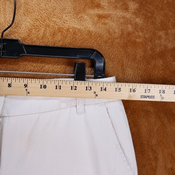 J CREW Womens Pants Size 6 Tan Chino Flare City Fit Embroidered Floral Pockets - Picture 9 of 12